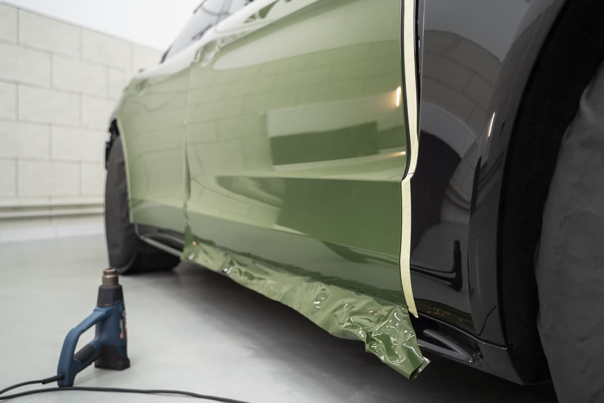 Close-up of PPF hydrophobic effect